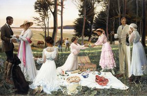 Il picnic pomeridiano da Harald Slott Moller