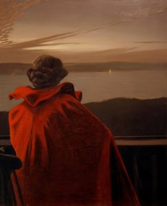 Notte di mezza estate al fiordo di Vejle da Harald Slott Moller