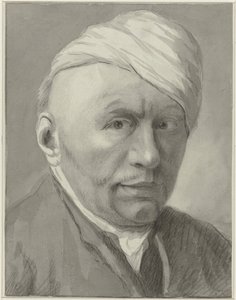 Autoritratto del disegnatore Harmanus van Tuylen, con berretto da Harmanus Tuylen