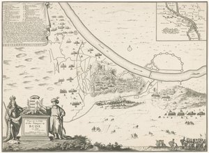 Pianta di Buda, 1686 da Harmanus van Loon