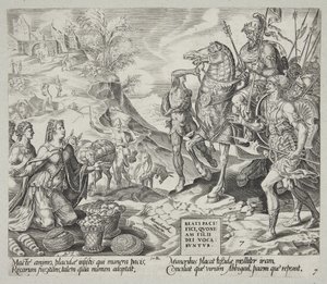 Beati i pacificatori. Abigail calma David da Harmen Jansz. Muller