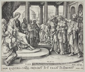 Susanna accusata dagli anziani da Harmen Jansz. Muller
