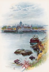 Veduta della Casa del Parlamento, Victoria, British Columbia da Harold Copping