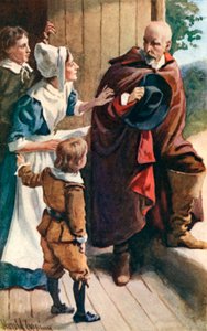 Il visitatore di Christiana da Harold Copping