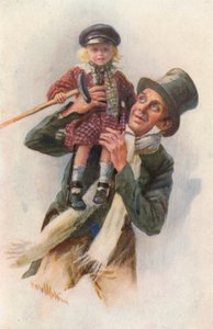 Illustrazione per Un Canto di Natale di Charles Dickens