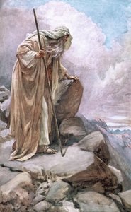Mosè sul Pisgah da Harold Copping