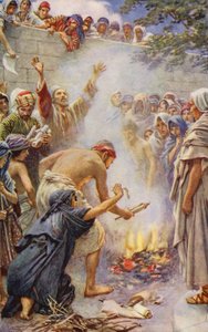 Nuovo Testamento: Bruciare i libri da Harold Copping