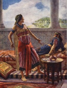 Antico Testamento: Un re e una regina malvagi da Harold Copping