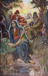 Antico Testamento: Sulle rive di Babilonia da Harold Copping