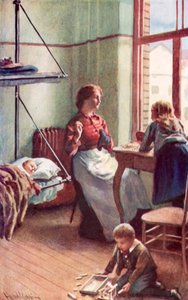 Porte aperte ci davano scorci di serenità domestica, un soggiorno nell
