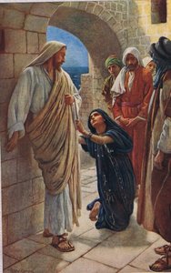 La donna di Canaan, illustrazione da 