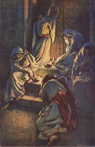 Le vergini stolte, illustrazione da Harold Copping Pictures: The Crown Series, c.1920s