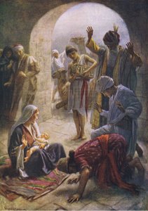 La visita dei Magi, illustrazione da Harold Copping Pictures: The Crown Series, c.1920s da Harold Copping