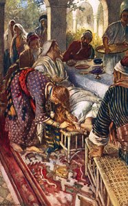 La donna con la scatola di unguento da Harold Copping