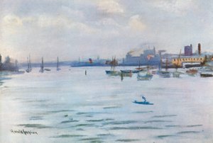Vancouver dal porto da Harold Copping
