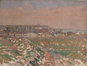 Dieppe da ovest, 1910-1911 da Harold Gilman