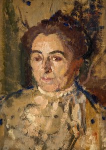 Studio di ritratto di una donna, 1908-1910 da Harold Gilman