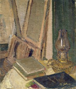 Interno dello studio da Harold Gilman