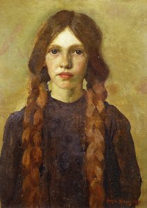 Una ragazza della Cornovaglia da Harold Harvey