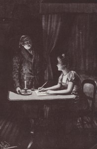 Illustrazione per La fiera della vanità di William Makepeace Thackeray (litografia) da Harold Hume Piffard