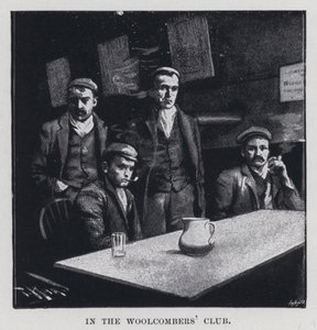 Nel Club dei Pettinatori di Lana da Harold Hume Piffard