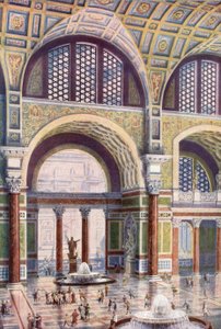 Tepidarium delle Terme di Caracalla nella sua bellezza originaria da Harold Oakley