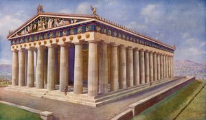 Il Partenone, diadema splendente di Atene e tesoro di statue impareggiabili da Harold Oakley