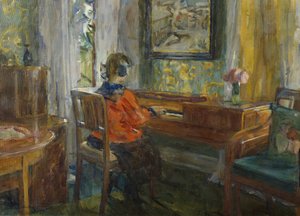 Al pianoforte della bisnonna
