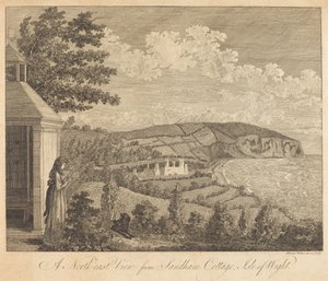 Una vista nord-est da Sandham Cottage, Isola di Wight da Harriet Wilkes