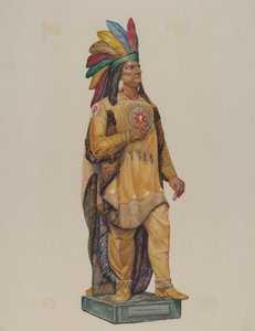 Indiano del negozio di sigari