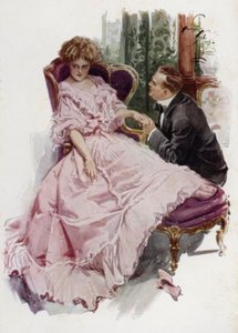 Illustrazione per When a Man Marries di Mary Roberts Rinehart da Harrison Fisher