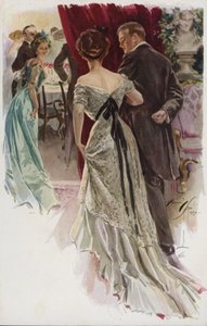 Illustrazione per When a Man Marries di Mary Roberts Rinehart da Harrison Fisher