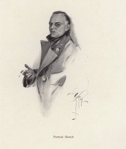 Ritratto di un uomo che fuma una sigaretta da Harrison Fisher