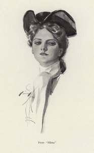 Ritratto di una donna, un personaggio di Hilma da Harrison Fisher