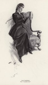 Il personaggio Lady Bazelhurst dal romanzo Cowardice Court di George Barr McCutcheon da Harrison Fisher