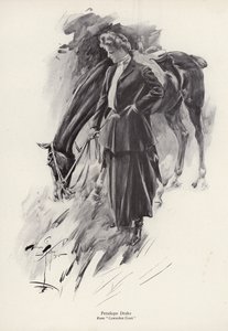 Il personaggio Penelope Drake dal romanzo Cowardice Court di George Barr McCutcheon da Harrison Fisher