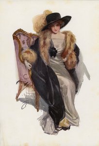 A un poeta, da Dulcinea (litografia a colori) da Harrison Fisher
