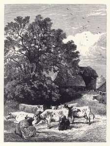 Mungere le mucche da Harrison William Weir