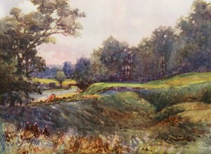 Campi da golf: Cassiobury Park, la nuova diciottesima buca da Harry (1878 1950) Rountree