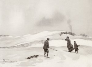 Campi da golf: Skegness, il secondo colpo alla nona buca da Harry (1878 1950) Rountree