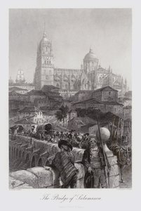 Il ponte di Salamanca (incisione) da Harry (after) Fenn