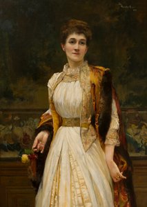 Ritratto di Lady Ida Lumley, Viscontessa Newport, poi Contessa di Bradford, c.1888 da Harry Baldry