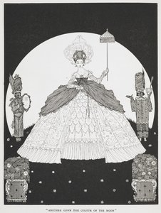 Un altro abito del colore della luna. Illustrazione per il racconto 