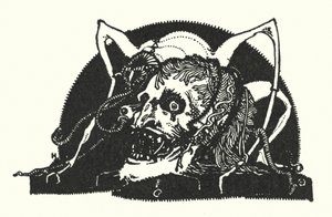 Edgar Allan Poe: Motivo di design da Harry Clarke