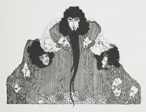 Illustrazione di Barbablù da Harry Clarke