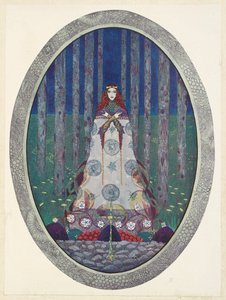 La figlia del re delle paludi. Era di nuovo una fanciulla bellissima. da Harry Clarke