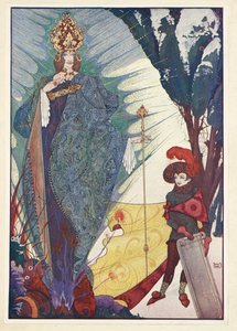 La regina delle nevi. Kay e la regina delle nevi. da Harry Clarke