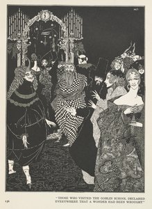 La regina delle nevi. Coloro che visitarono la scuola dei goblin dichiararono ovunque che era stato compiuto un miracolo. da Harry Clarke