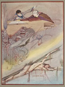 La caduta della casa degli Usher da Harry Clarke