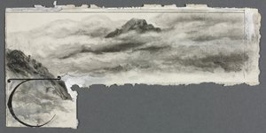 Paesaggio con nebbia